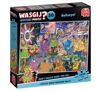 Wasgij Mystery 30, Bullseye! - Puzzle 1000 pièces pour Adultes - Puzzle Stimulant et Casse-Tête - Carton 100% Recy adeau Unique pour Anniversaire et Noël - Jumbo