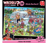 Wasgij Destiny 29 - l'empcement Parfait ! Pitch Perfect ! - Puzzle Adultes - Humoristique - Carton 100% recyclé - 1000 Pieces - Jumbo