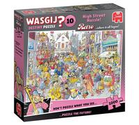 Jumbo Puzzle Wasgij Retro Destiny 10 – Chaos dans la rue commerçante – 1000 pièces