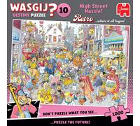 Jumbo Puzzle Wasgij Retro Destiny 10 – Chaos dans la rue commerçante – 1000 pièces