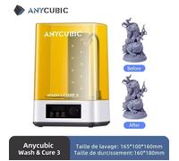 Wash and Cure 3 - ANYCUBIC - 4L - Durcissement UV - Imprimante 3D LCD - Capacité améliorée