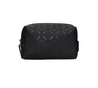 Wash Bag Small est un sac de toilette étanche. (noir logo), Logo noir, Moderne