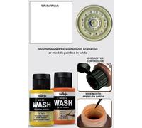 VAL76501 - Vallejo Model Wash 35ml - White Wash - Modélisation plastique Peintures