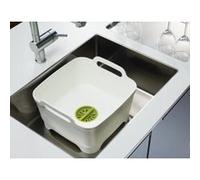 WASH & DRAIN - BAC DE LAVAGE AVEC SON SYSTÈME D'ÉVACUATION BLANC/VERT G