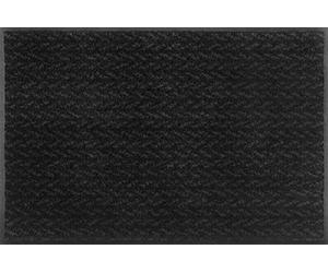 Wash+Dry Duo Charcoal Tapis de Sol, Polyamide Dos : Caoutchouc Nitrile, Multicolore, 50x75cm