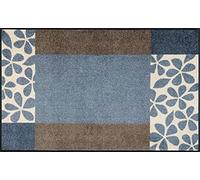 Wash+Dry Florita Grey Tapis Del Sol, Polyamide Dos : Caoutchouc Nitrile, Multicolore, 75x120cm