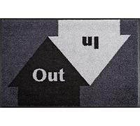 Wash+Dry in & Out Tapis Del Sol, Polyamide Dos : Caoutchouc Nitrile, Multicolore, 50x75cm