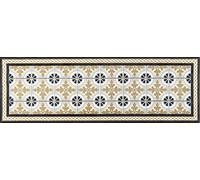 Wash+Dry Kitchen Tiles Tapis Del Sol, Polyamide Dos : Caoutchouc Nitrile, Multicolore, 60x180cm