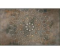 Wash+Dry Madhana Tapis Del Sol, Polyamide Dos : Caoutchouc Nitrile, Multicolore, 75x120cm