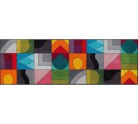 Wash+Dry Momix Tapis Del Sol, Polyamide Dos : Caoutchouc Nitrile, Multicolore, 60x180cm