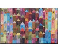 wash+dry Paillasson, Design Manhattan 75x120cm, intérieur, lavalble, sans Bordure, Multicolore