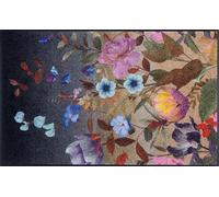 wash+dry Paillasson, Design Midnight Blooms 75x120cm, intérieur, lavalble, sans Bordure, Multicolore