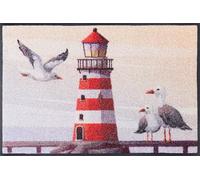 wash+dry Paillasson, Design Shoreside 50x75cm, intérieur, lavalble, sans Bordure, Multicolore