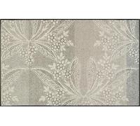 Wash+Dry Paillasson, Floral Lace 75x120cm, intérieur et extérieur, Lavable, Gris