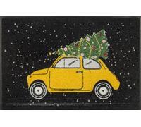 wash+dry Paillasson, on The Way 50x75cm, intérieur et extérieur, Lavable, Multicolore