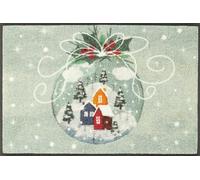 wash+dry Paillasson, Snow Globe 50x75cm, intérieur et extérieur, Lavable, Multicolore