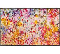 Wash+Dry Paillasson, Wild Summer 75x120cm Multicolore, intérieur et extérieur, Lavable