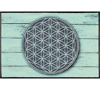 Wash+Dry Pattern of Life Tapis Del Sol, Polyamide Dos : Caoutchouc Nitrile, Multicolore, 50 x 75 cm