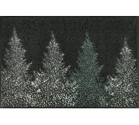 Wash+Dry Pine Forest Paillasson Lavable pour intérieur et extérieur 50 x 75 cm