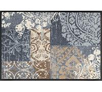 Wash+Dry Armonia Grey Tapis Del Sol, Polyamide Dos : Caoutchouc Nitrile, Multicolore, 50x75cm