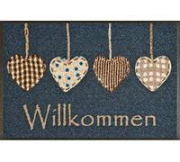 Wash+Dry - Tapis Cottage Hearts 50x75, Rouge, 80 x 150 cm