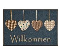 wash + dry - Tapis Cottage Hearts 50x75, Rouge Rouge G