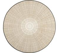 Wash+Dry Tapis de salon rond 115 x 115 cm Cascara beige