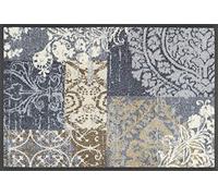 Wash+Dry Tapis de Sol, Armonia Grey 40x60cm, intérieur et extérieur, Lavable