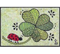 Wash+Dry Tapis de Sol, Glück Auf 40x60cm, intérieur et extérieur, Lavable