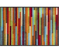Wash+Dry Tapis de Sol, Mikado Stripes 50x75cm, intérieur et extérieur, Lavable
