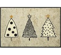 wash+dry Tapis de Sol, Silent Night 40x60cm, intérieur et extérieur, Lavable