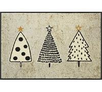 wash+dry Tapis de Sol, Silent Night 50x75cm, intérieur et extérieur, Lavable