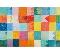 Wash+Dry Tapis de Sol, Sonnenstadt 140x200cm, intérieur et extérieur, Lavable