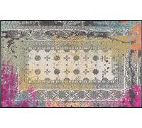 Wash+Dry Tapis de Sol, Taza Pink 75x120cm, intérieur et extérieur, Lavable
