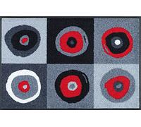 Wash+Dry Tapis Sergej Grey 50x75, Gris, Polyamide, Multicolore, 50x75 cm