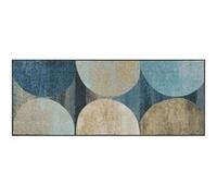 Wash+dry tapis, surface en polyamide, blue, 75 x 190 cm G