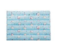 Washable Dog Cooling Mat - PVC Thickened Waterproof Pets Cooling Bed | Portable Cat Dog Cooling Bed Mat for Indoor Outdoor Summer Hot Weather Puppies Cats Crate Floor Sofa Car Travel Accessories