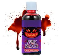 Washable Fake Blood, Halloween Prank Liquid, Artificial Fake Blood, Halloween Makeup Tool, Quick Cleanup Fake Blood, Photography Blood Effects, Carnival Costume Blood, Costume Party Supplies, Special