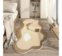 Washable Floor Mat Home Lounge Light Decoration Plush Carpet Irregular Rugs
