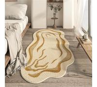 Washable Floor Mat Home Lounge Light Decoration Plush Carpet Irregular Rugs