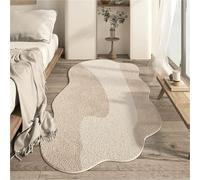 Washable Floor Mat Home Lounge Light Decoration Plush Carpet Irregular Rugs