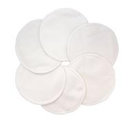 Washable Natural Bamboo Breast Pads - Pack of 6 (Natural Colour)
