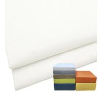 Washable Outdoor Bench Cushion Cover 5 cm Thick Linen Replacement for Garden Seat Pads White 160 x 30 cm Patio Deck And Yard Use