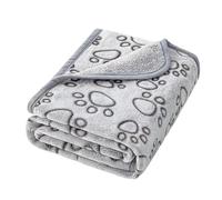 Washable Pet Blanket | Paw Print Blanket | Dog Blankets | Soft Sleep Mat | Puppy Couch Blanket | Dog Blankets Warm Soft Sleep Mat Washable Puppy Blanket for Small Medium Pet Cat