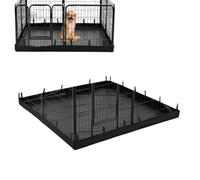 Washable Pet Pen Mat, Water-Resistant Absorbent Floor Protector, Non-Slip Soft , Black, Multi-Use for Puppy Training, Whelping, Indoor Playpens and Crates, Home and Travel Resting Spot