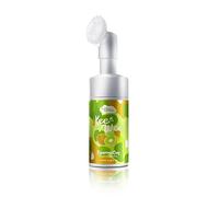 Washabrush Mousse nettoyante pour le visage - Mousse nettoyante pour tous les types de peau avec extrait de kiwi - Hydratante, douce et sans sulfates - 1 pièce