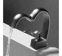washbasin faucets Hot and Cold Toilets Waterfall Basin Sinks faucets All Copper, Black