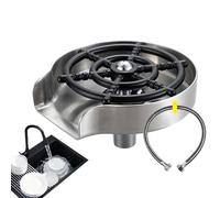 Washbotry Rondelle d'évier en acier inoxydable, rinçage rapide pour la cuisine | Rondella pour bicchi en métal, accessoire de nettoyage rapide de Casa Bar Risto