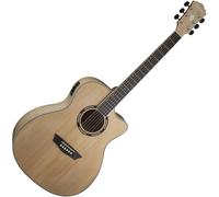 Washburn Apprentice AG40CE Natural Guitare Jumbo acoustique-électrique