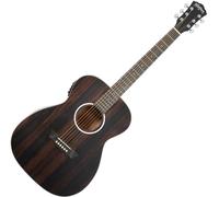 Washburn DFEFE-U Striped Ebony Guitare acoustique-électrique